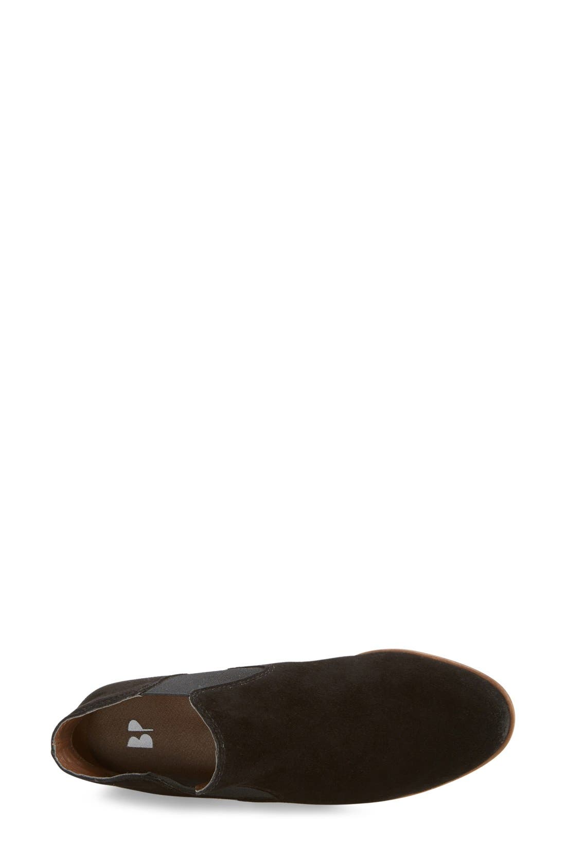 'Tripp' Bootie, Alternate, color, BLACK SUEDE