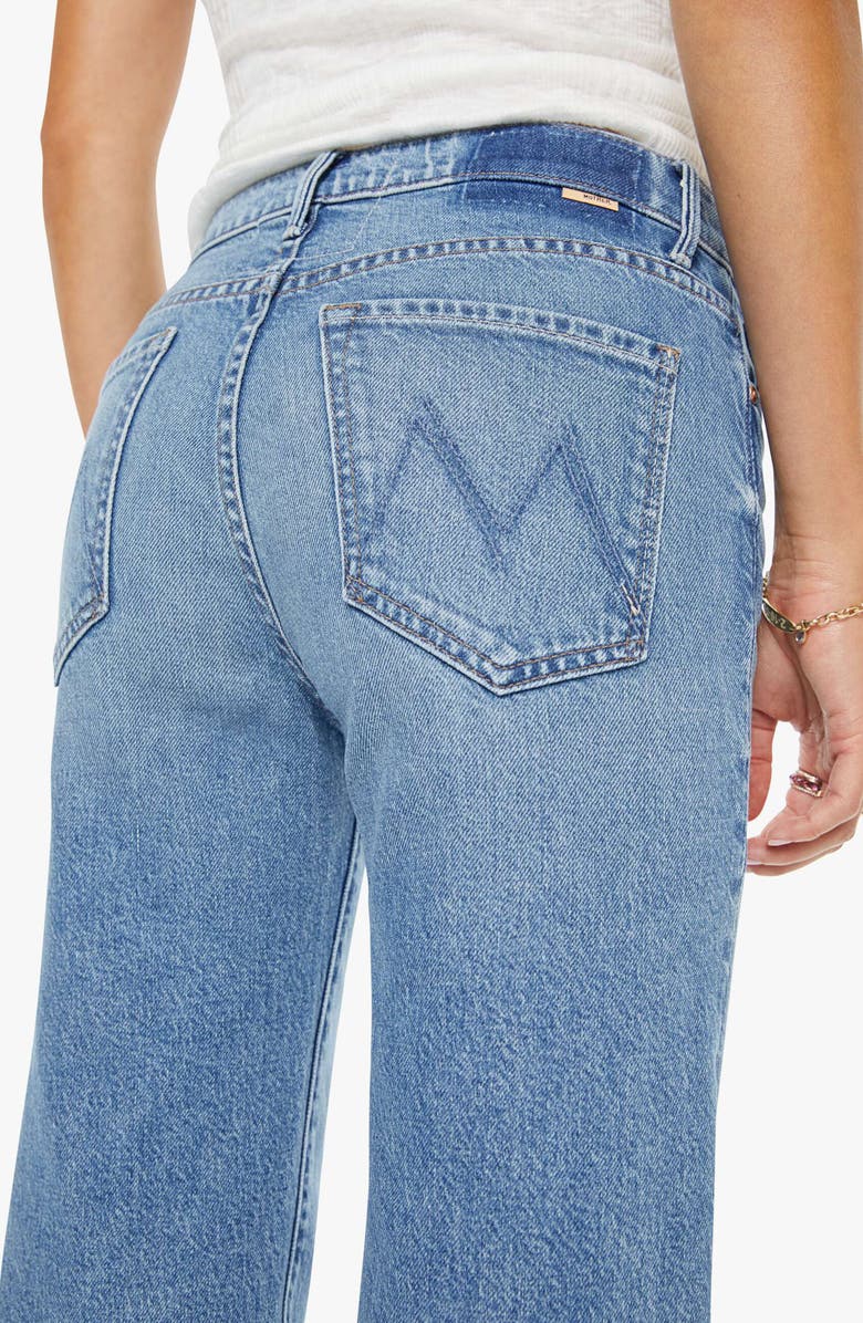 MOTHER The Kick It High Waist Straight Leg Jeans, Alternate, color, Birds Gone Wild