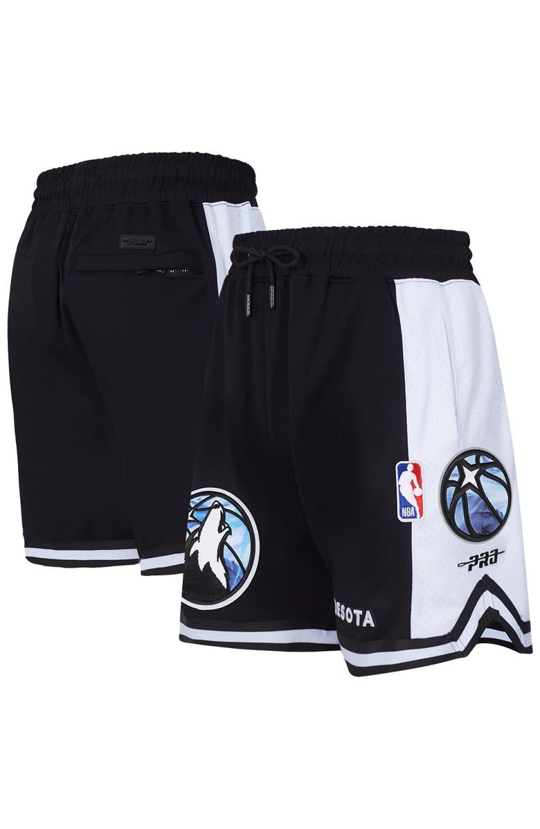 PRO STANDARD Men's Pro Standard Black Minnesota Timberwolves 2024/25 City Edition 2.0 Shorts, Main, color, 