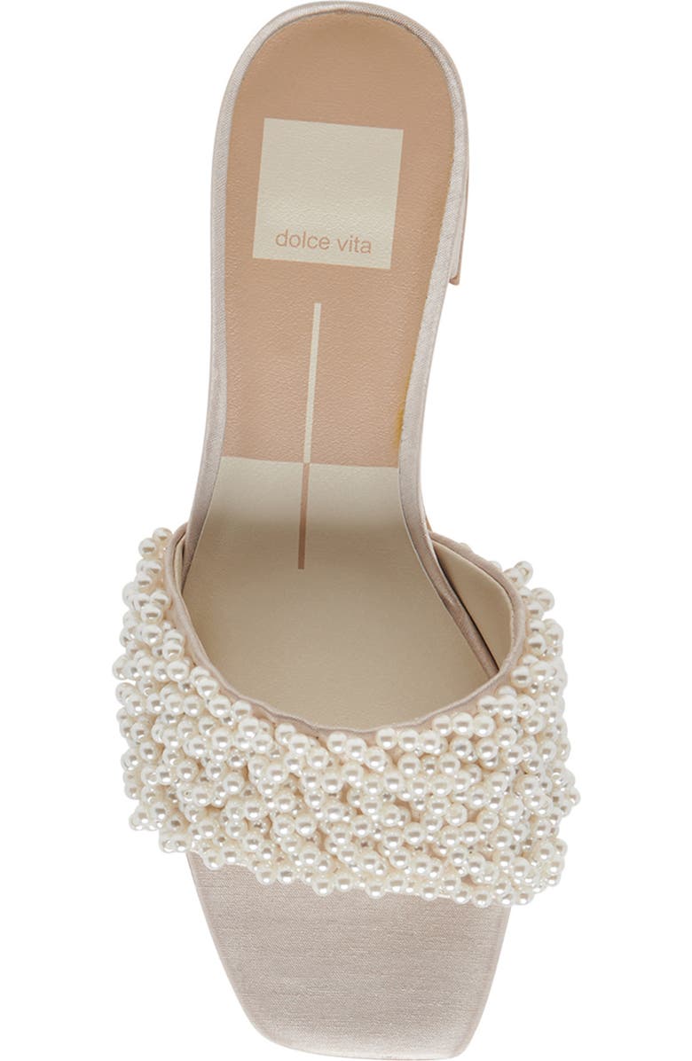 Dolce Vita Briton Imitation Pearl Slide Sandal, Alternate, color,