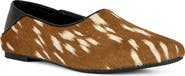 AZALEA WANG Amaris Genuine Calf Hair Flat