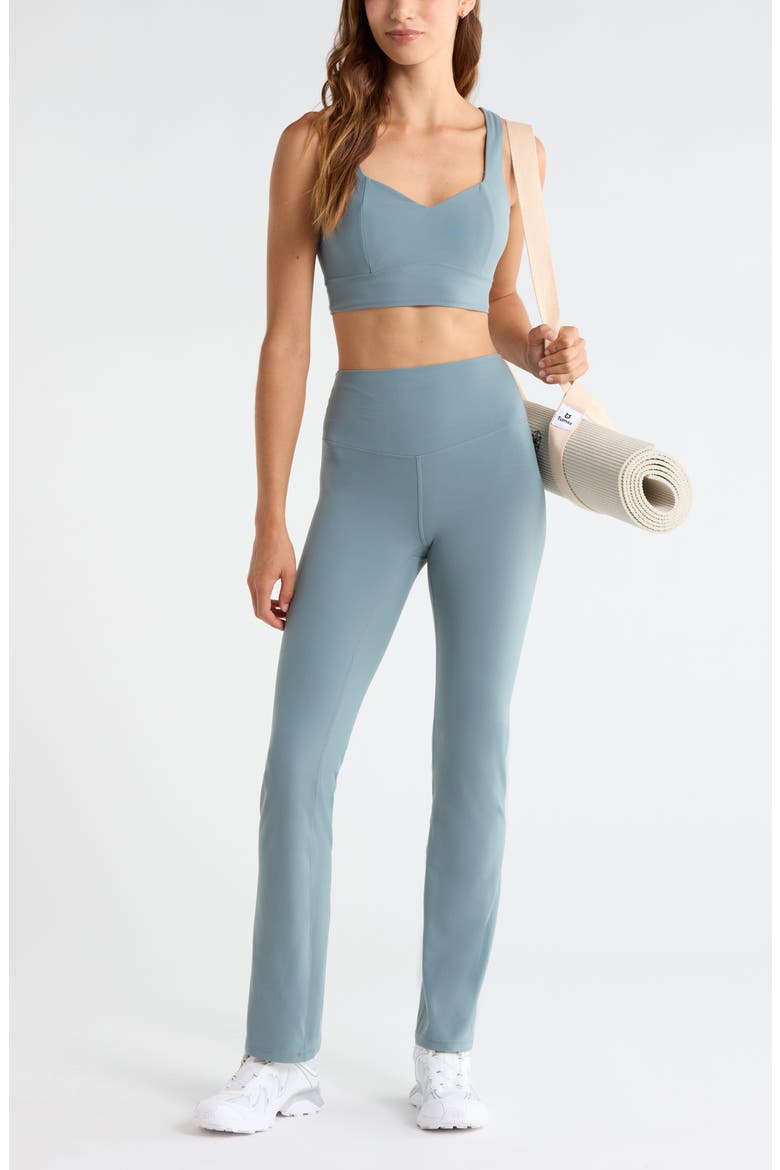 Studio Luxe Sweetheart Sports Bra, Alternate, color, TEAL DUSK