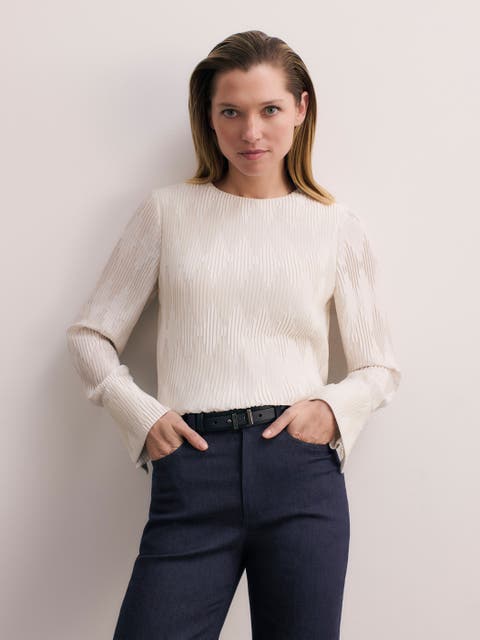 Ellesmere Plisse Blouse