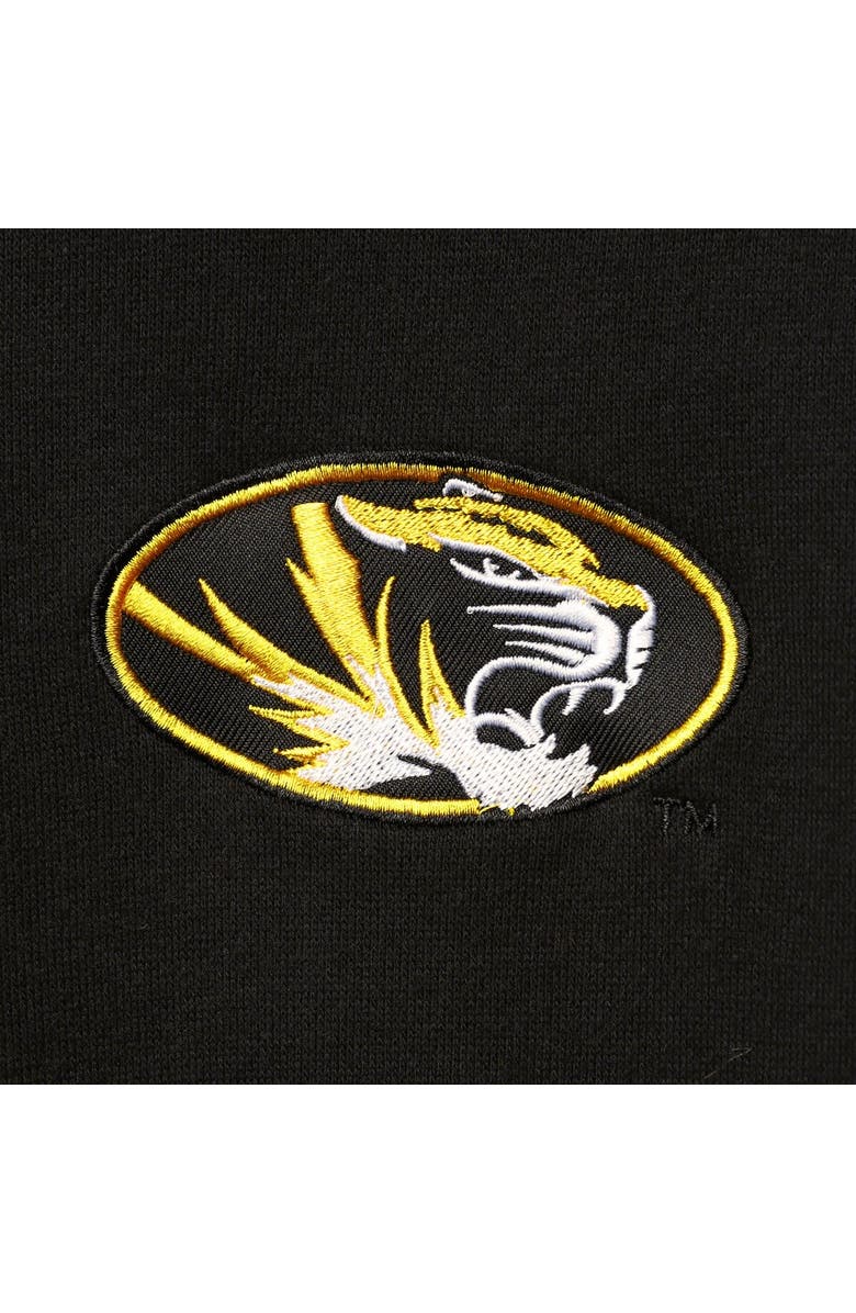 COLOSSEUM Men's Colosseum Black Missouri Tigers Tortugas Logo Quarter-Zip Jacket, Alternate, color, Black
