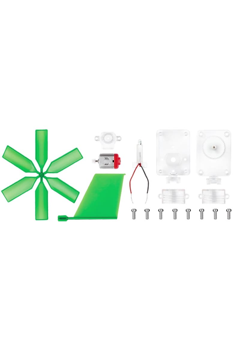 Green Science, Windmill Generator, DIY Mini Air Powered Turbine Kit, Kids 5+, Alternate, color, Multicolored