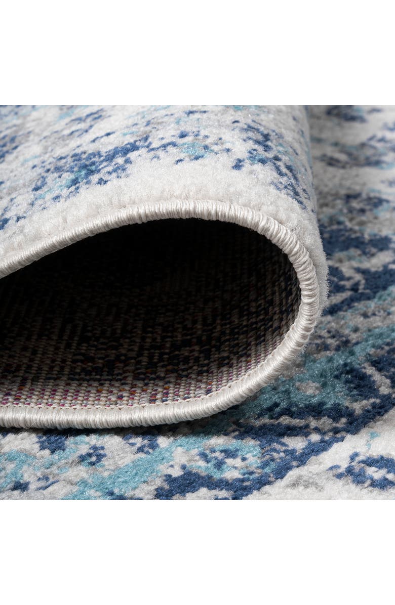 JONATHAN Y Indhira Ornate Medallion Persian Area Rug, Alternate, color, Blue/Gray