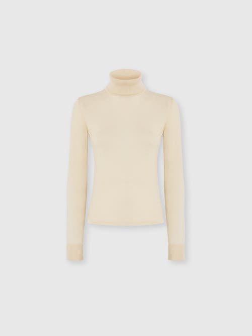 Missoni High-neck Sweater In Smooth Knit In White