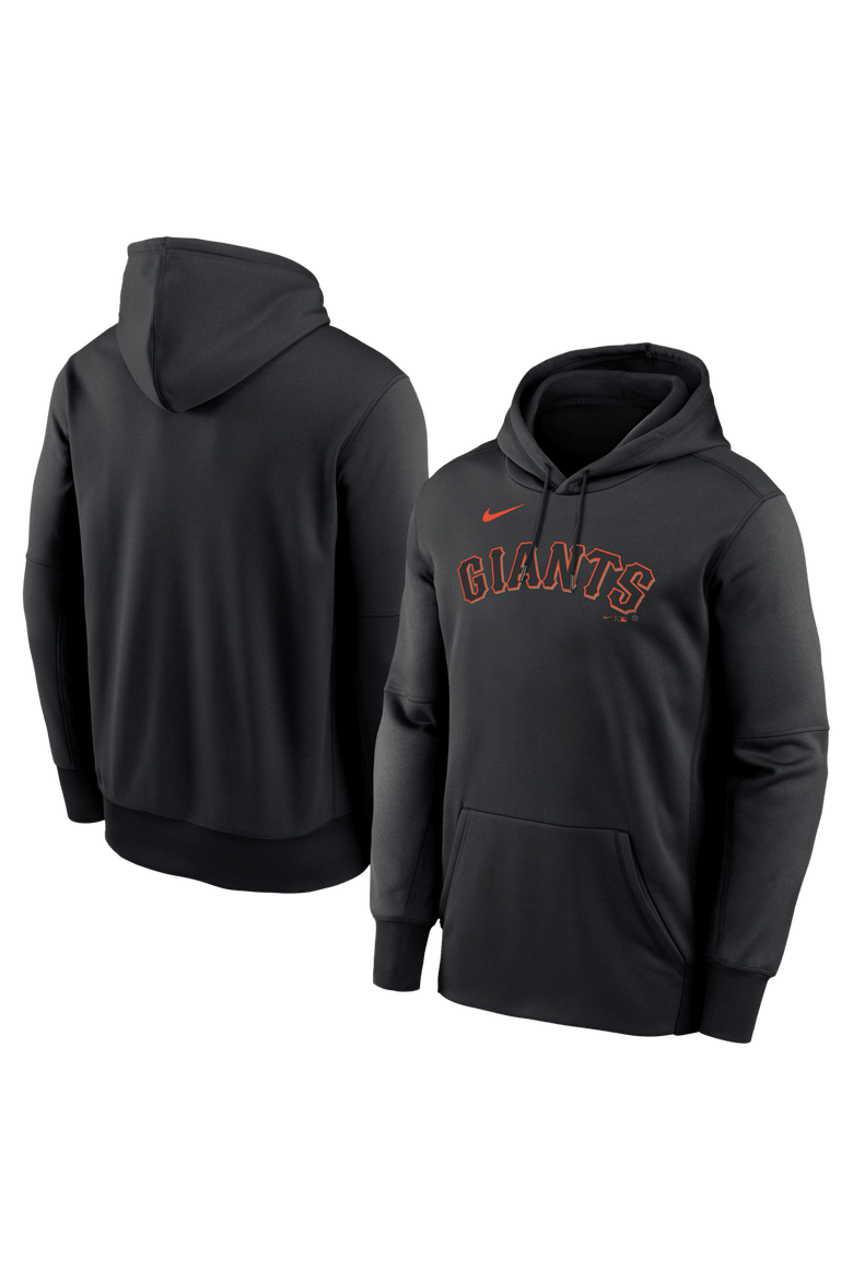 Men's Nike Black San Francisco Giants Primary Wordmark Therma Hoodie, Main, color, Black