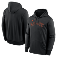 Nike Men's Nike Black San Francisco Giants Primary Wordmark Therma Hoodie