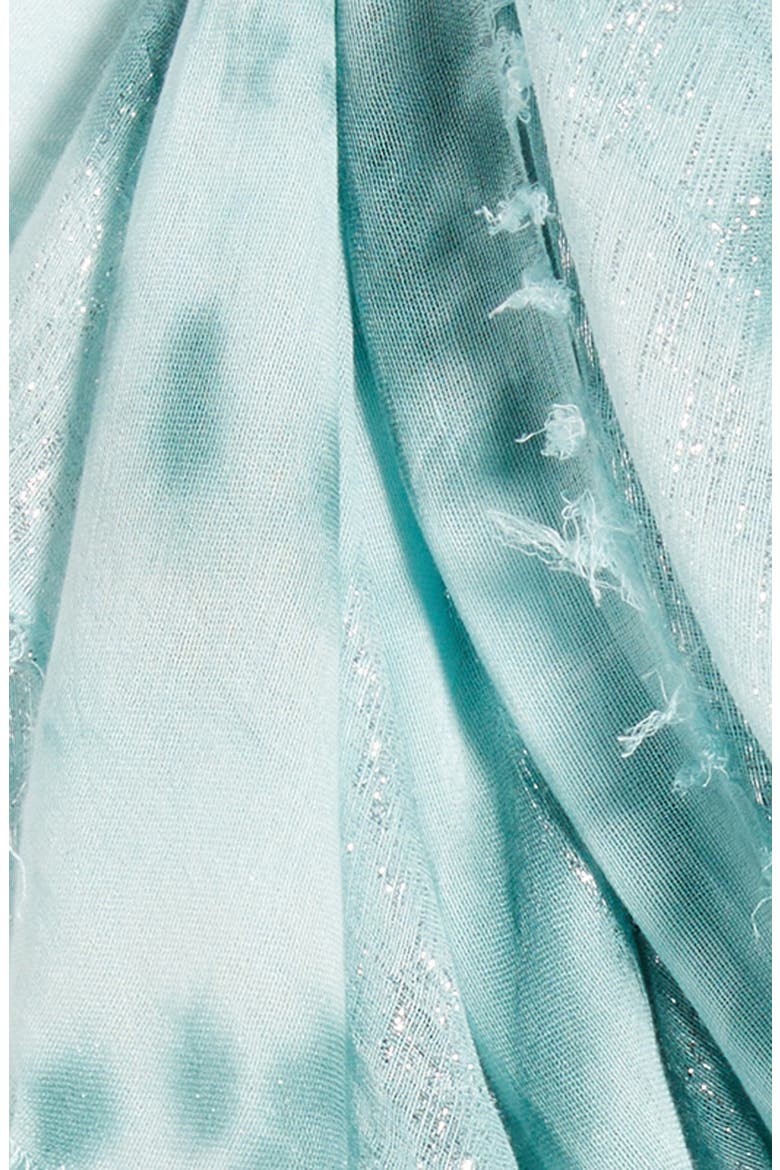 Print Scarf, Alternate, color, BLUE