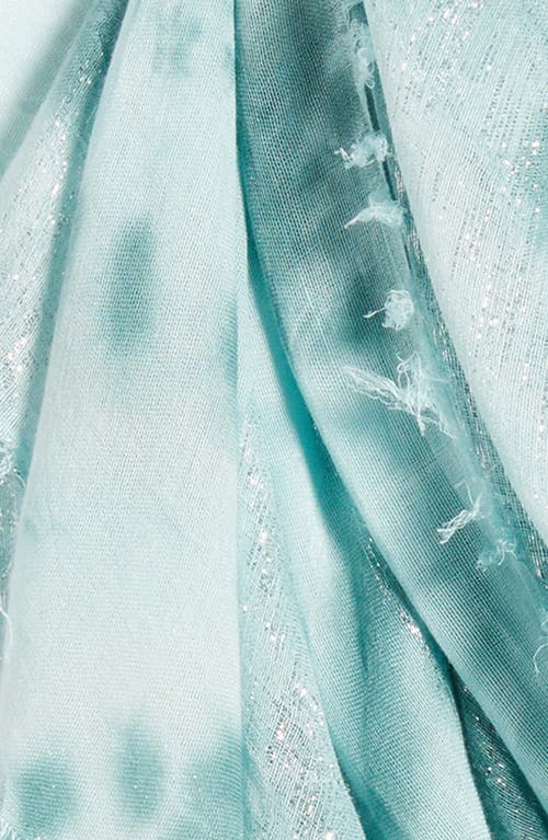 Tasha Print Scarf In Blue