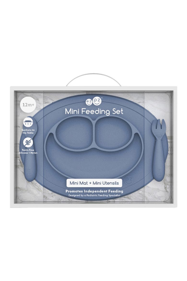 Mini Feeding Set, Alternate, color, INDIGO