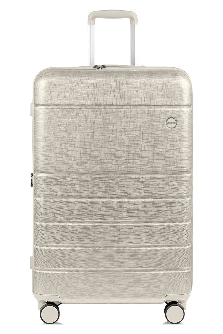 Linen II 3-Piece Hardside Luggage Set, Alternate, color, IVORY