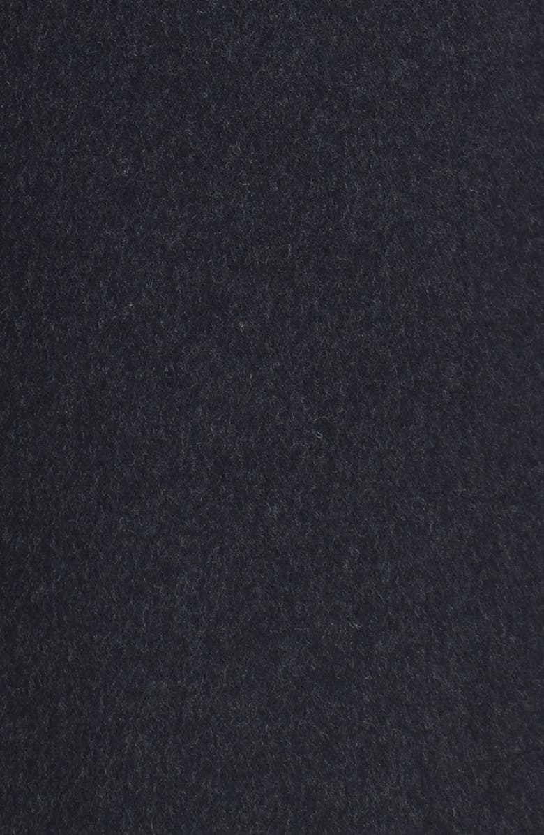 Eileen Fisher High Collar Double Face Wool Blend Coat, Alternate, color, 