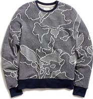 Billy Reid Camellia Patchwork Sweatshirt
