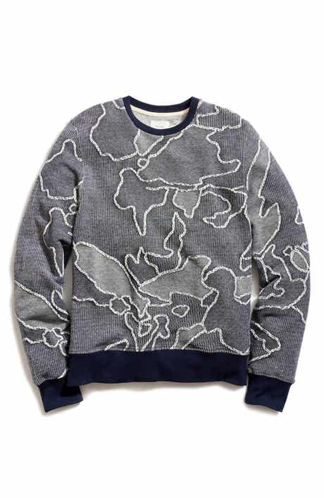Billy Reid Camellia Patchwork Sweatshirt