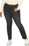 SLINK Jeans High Waist Ankle Straight Leg Jeans