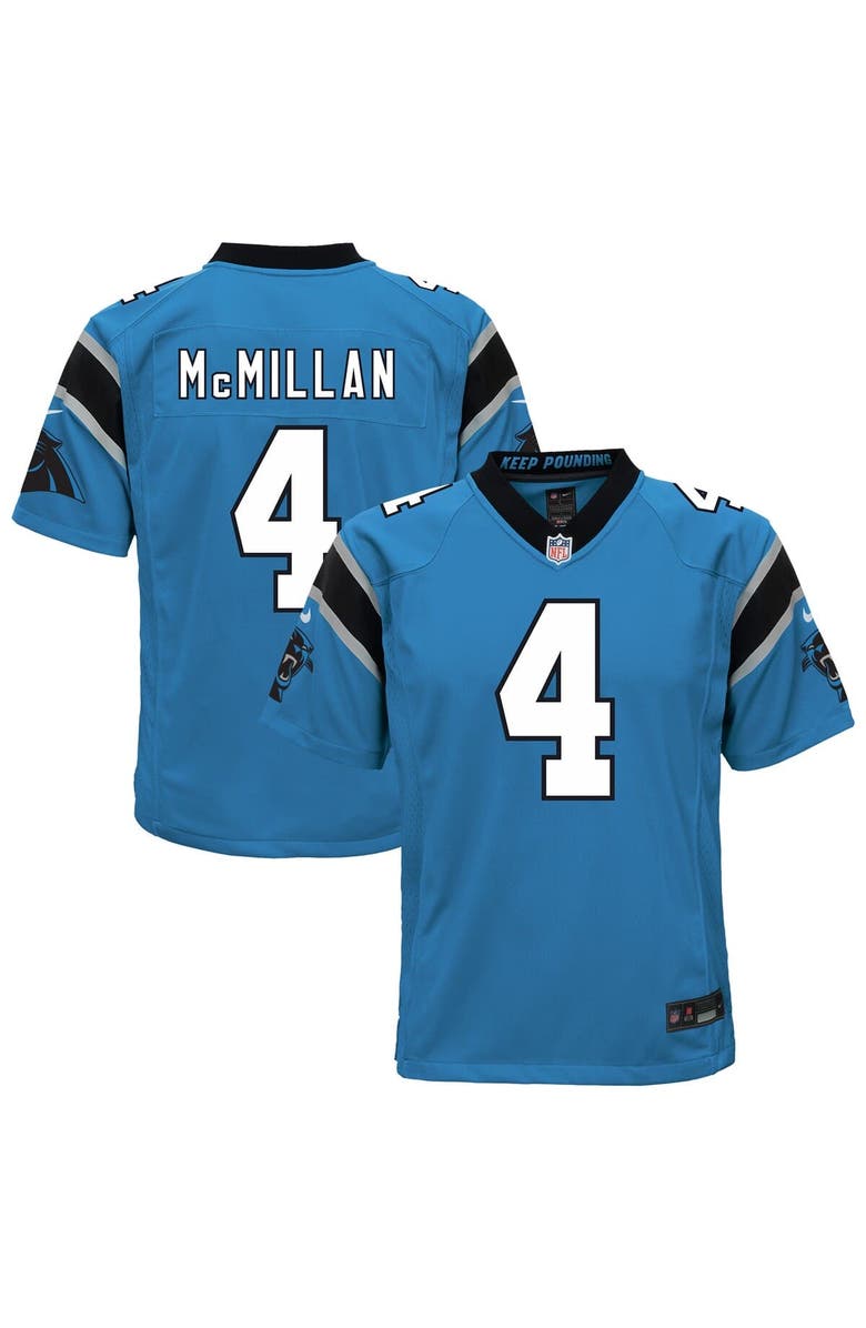 Nike Youth Nike Tetairoa McMillan Blue Carolina Panthers Alternate Game Jersey, Main, color, Blue