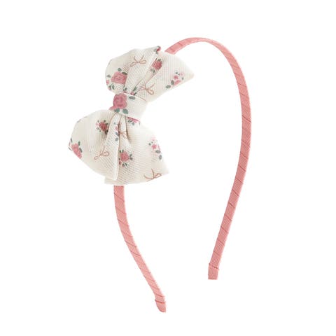 Rose Tulle Bow Headband