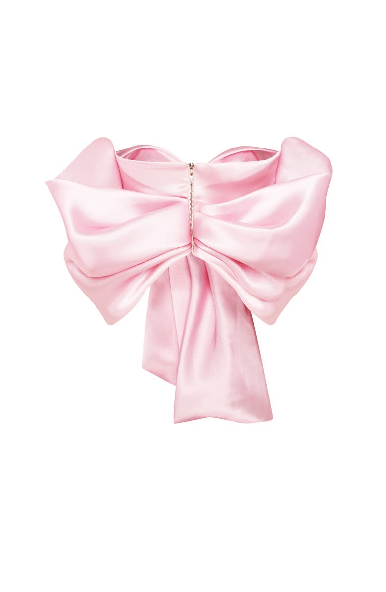 Milla Pink Organza Off-Shoulder Blouse With Meringue Flounces, Alternate, color,