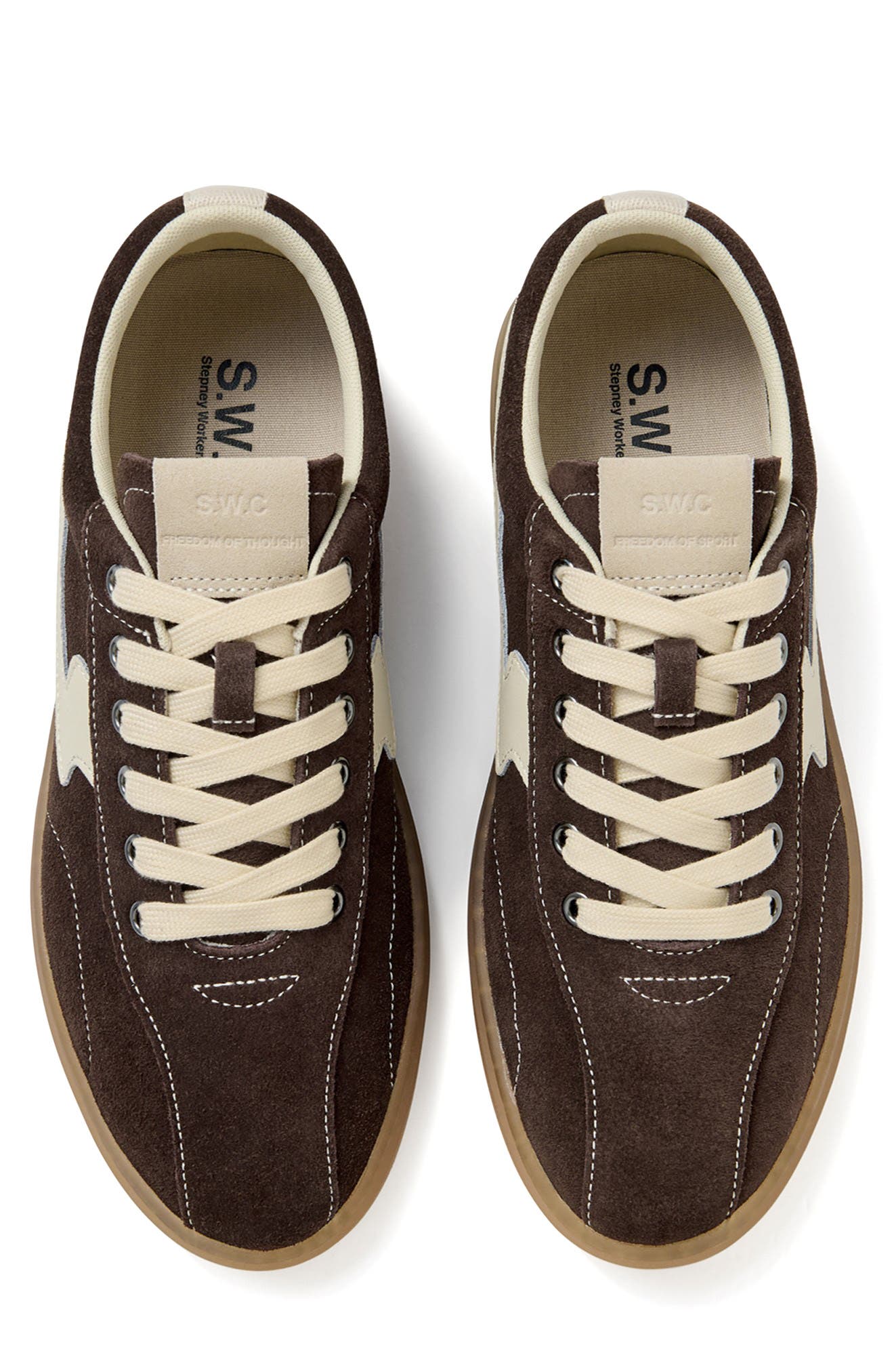 Surma S-Strike Cup Sneaker, Alternate, color, DK BROWN