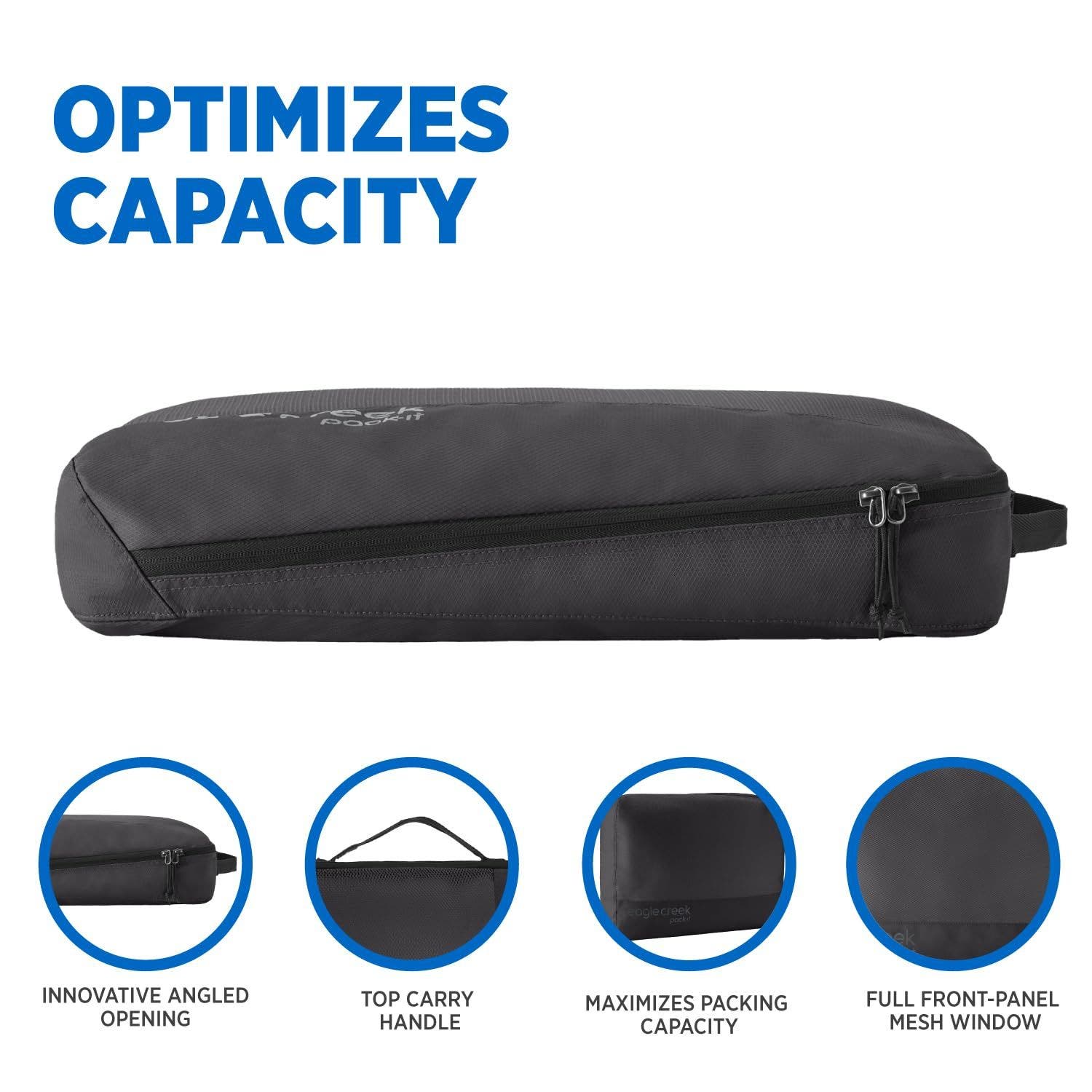 EAGLE CREEK Pack-It Reveal Large Cube, Alternate, color, Black