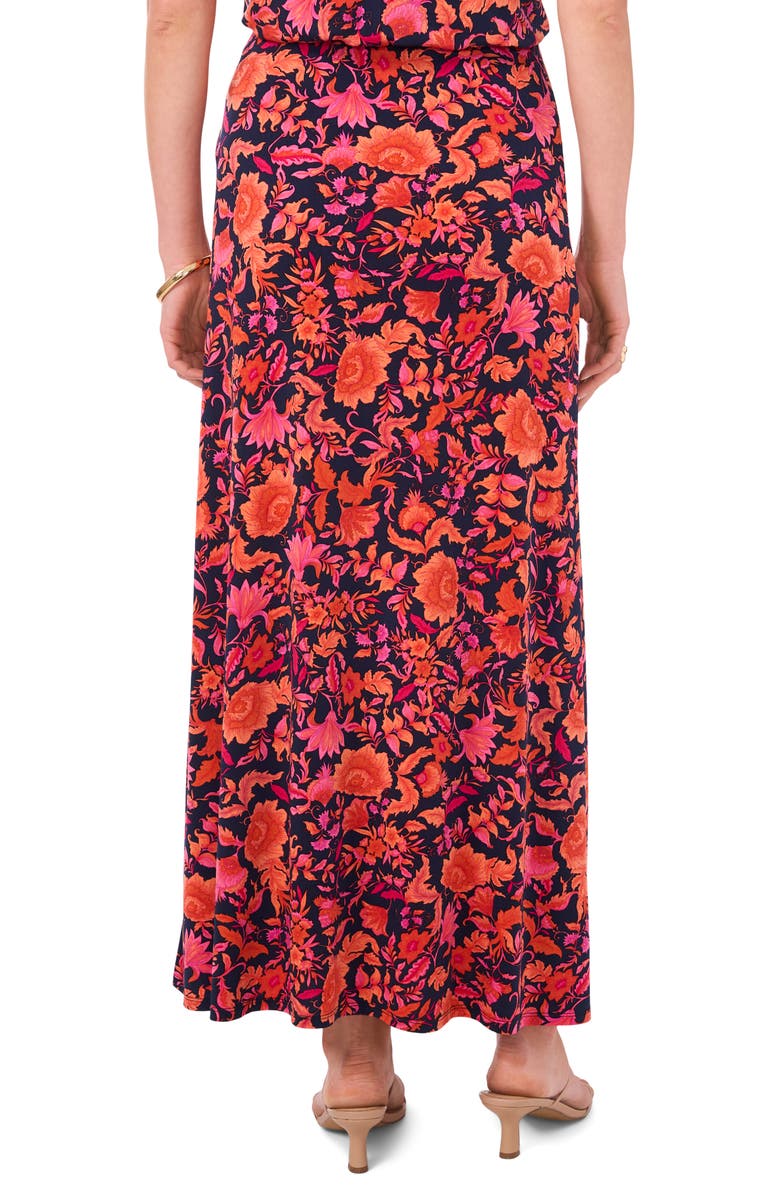 Vince Camuto Floral Pull-On Maxi Skirt, Alternate, color,