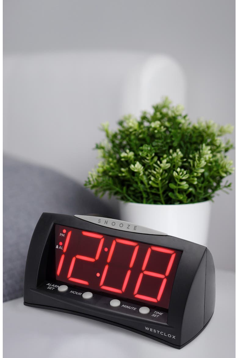 Triad Alarm Clock, Alternate, color, BLACK