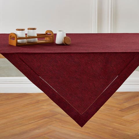 Linen Table Throw - Milan, 52" x 52" Inch
