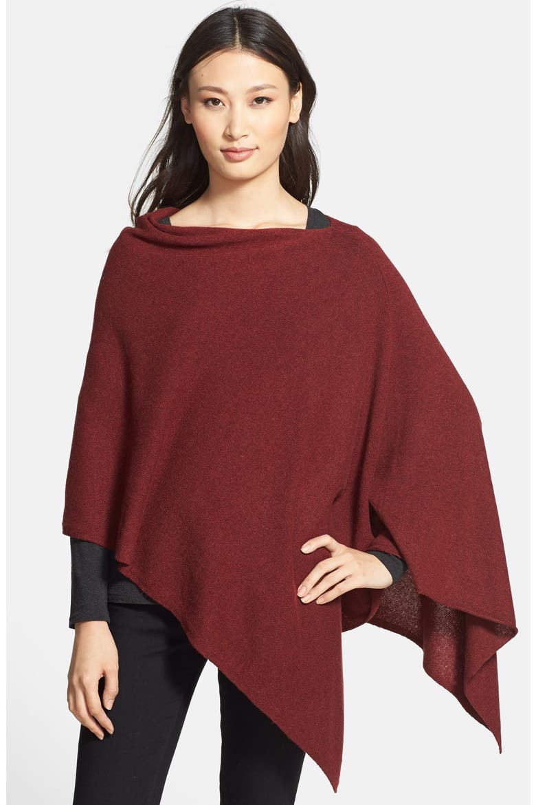 Two-Way Cashmere Topper, Main, color, BRICK