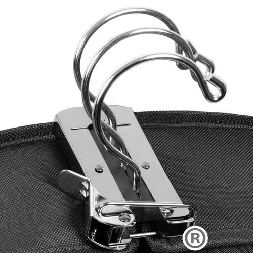 Wallybags Deluxe Travel Garment Bag With Two Pockets In Black
