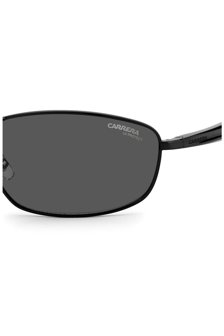 x Ducati 64mm Rectangular Sunglasses, Alternate, color, BLACK/ GREY