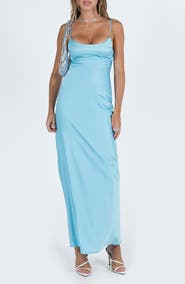 Princess Polly Ravia Satin Maxi Slipdress