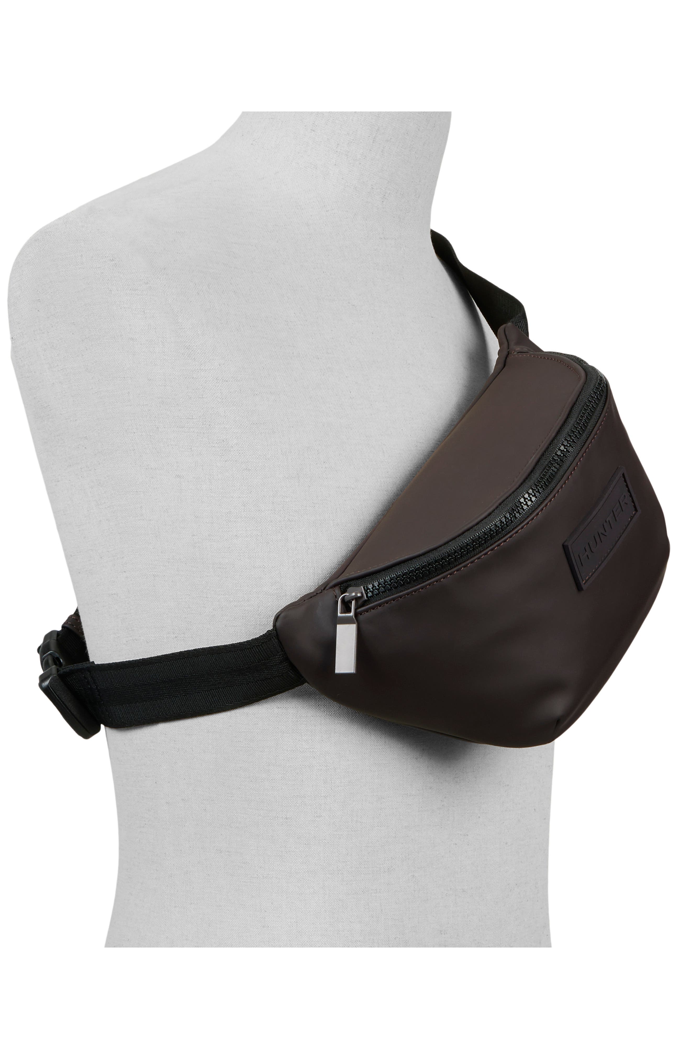 Errand Belt Bag, Alternate, color, DARK CHOCO