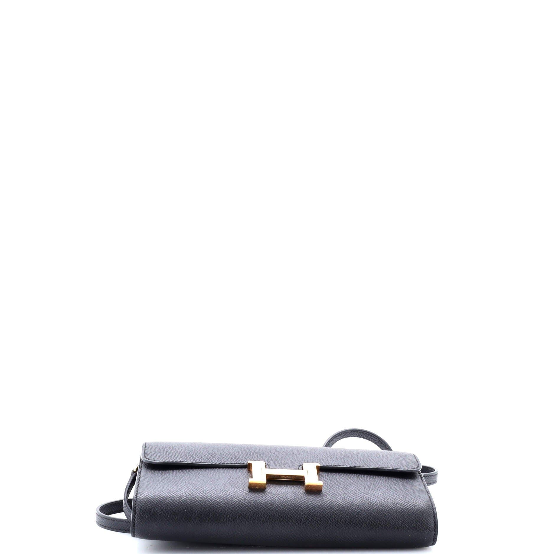 Pre-Owned Hermes Constance To Go Wallet Epsom, Alternate, color, 