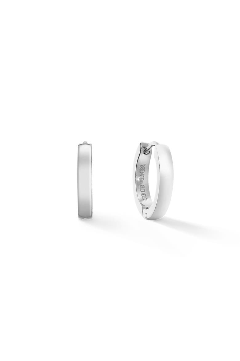 Creole Classic 16 Earrings, Alternate, color, Silver