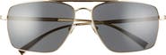 Versace 61mm Aviator Sunglasses