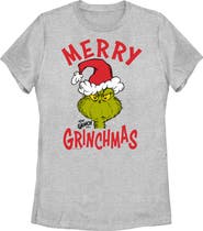 The Grinch Women's The Grinch Christmas Merry Grinchmas Graphic T-Shirt