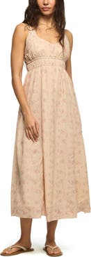 Lucky Brand Empire Waist Midi Dress