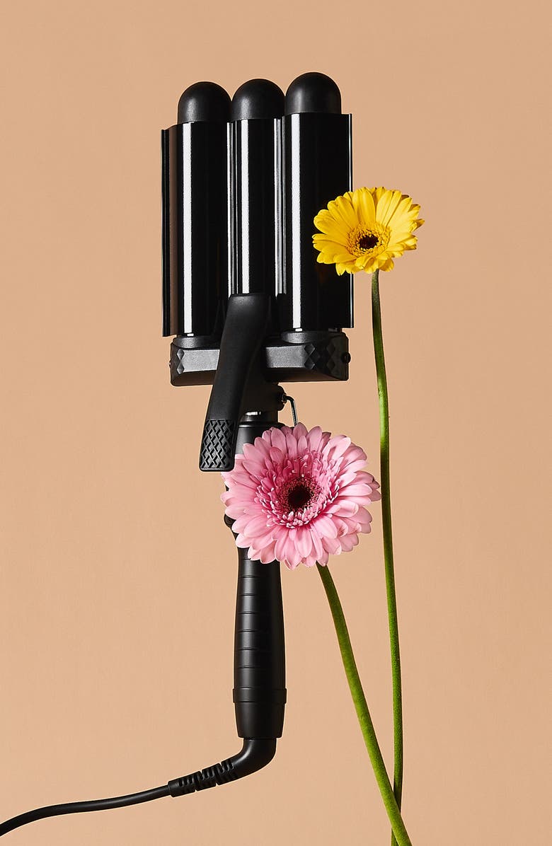 Mermade Hair 1.25-Inch Pro Waver Hair Iron, Alternate, color, Black