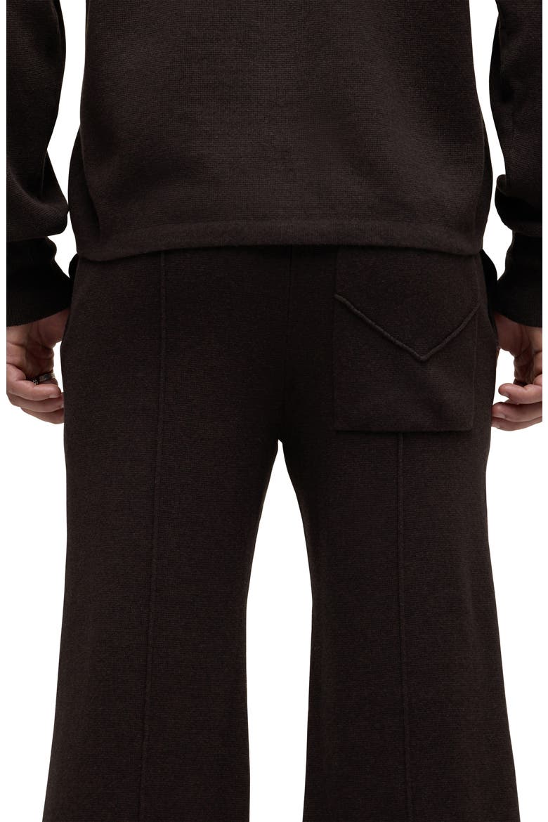 Foldout Cotton & Cashmere Pants, Alternate, color, MOTOR