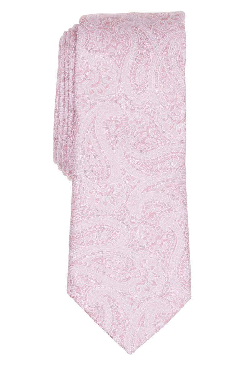 Hake Paisley Tie, Main, color, PINK