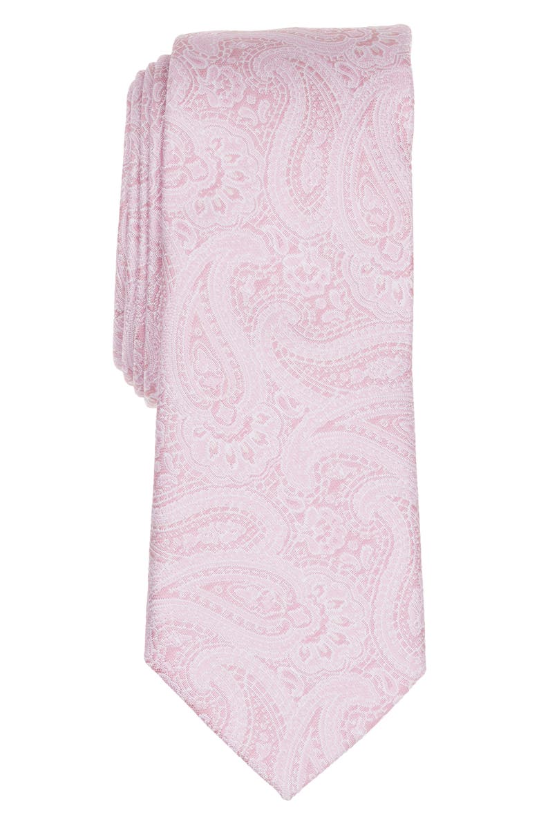 Original Penguin Hake Paisley Tie, Main, color, Pink