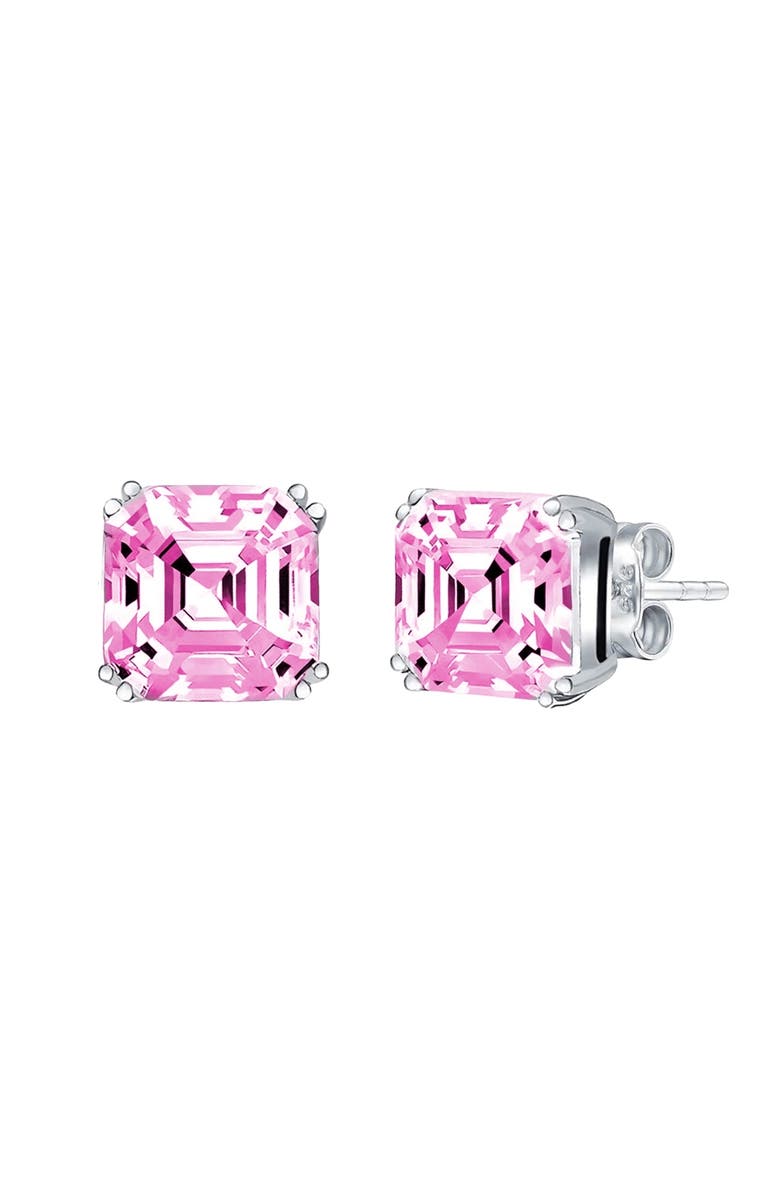 Donatello Gian Sterling Silver Pink Ascher Studs, Main, color, Pink
