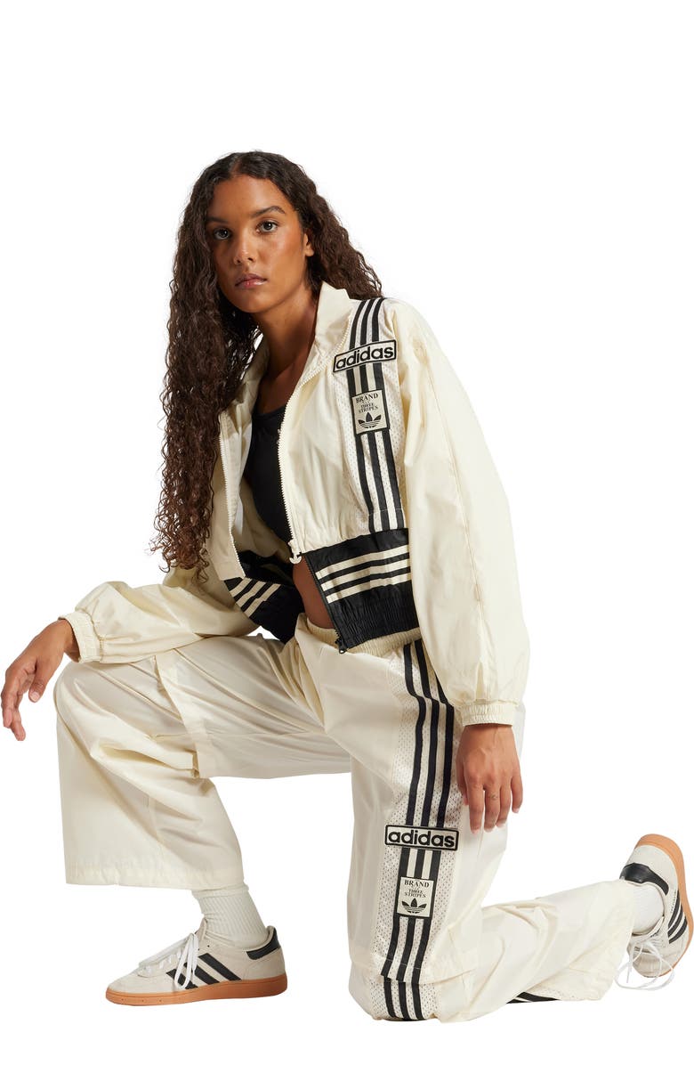 adidas Mesh Panel Track Pants, Alternate, color, 