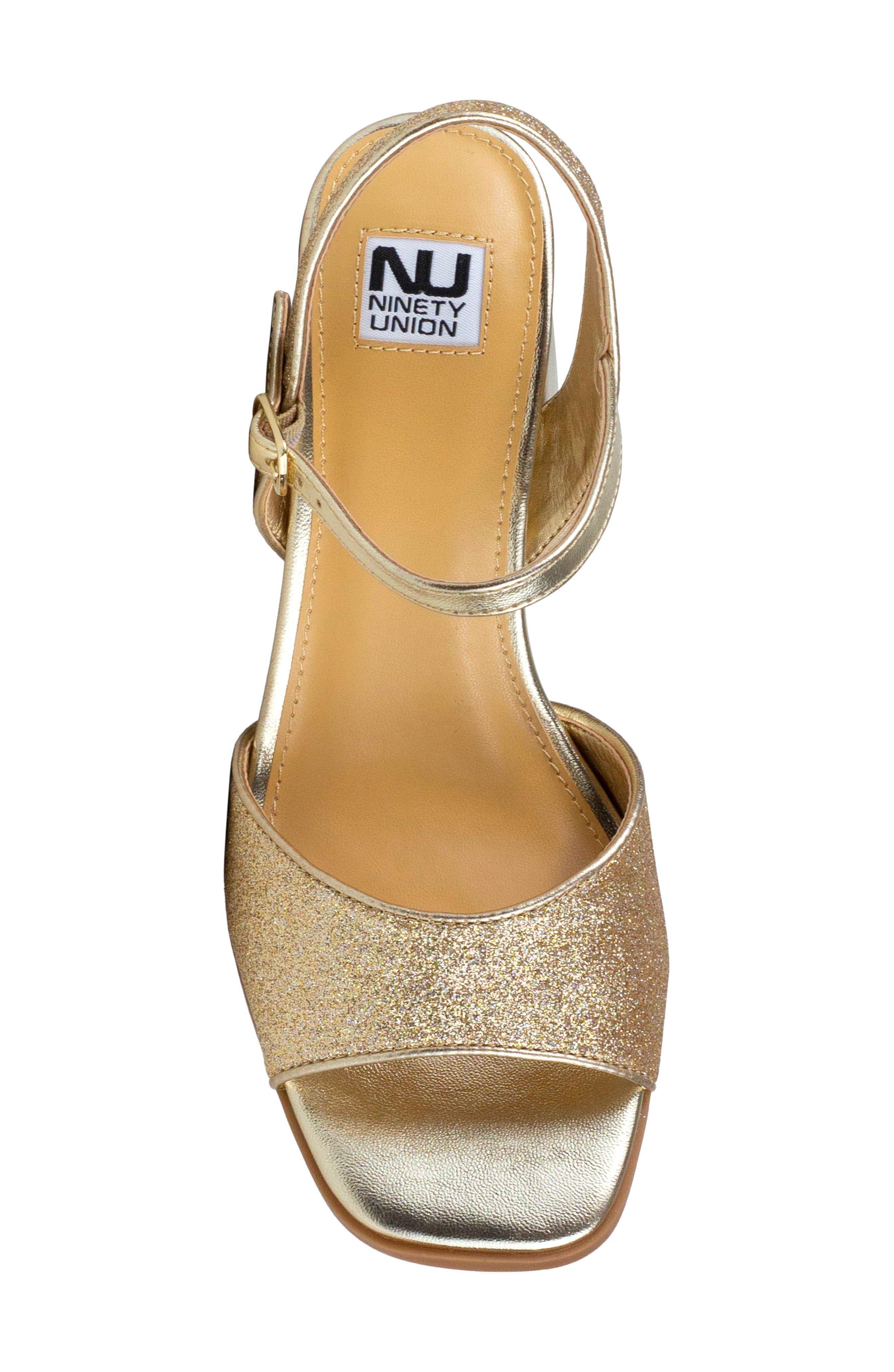 Sophianr Quarter Strap Sandal, Alternate, color, GOLD