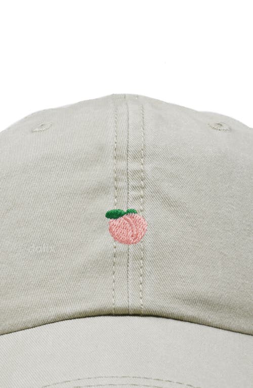 Dalix Lil Peach Dad Cap In White