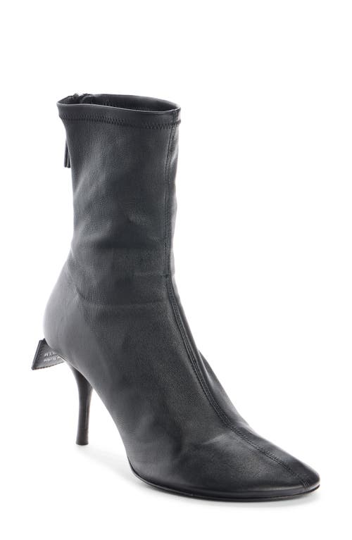 Acne Studios Back Tab Bootie In Animal Print