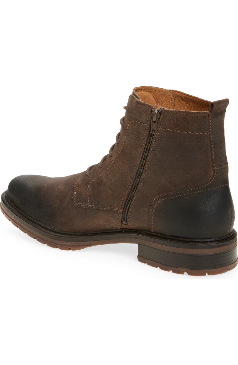 Mephisto Ladislas Zip Derby Boot, Alternate, color, Walnut Old Velour