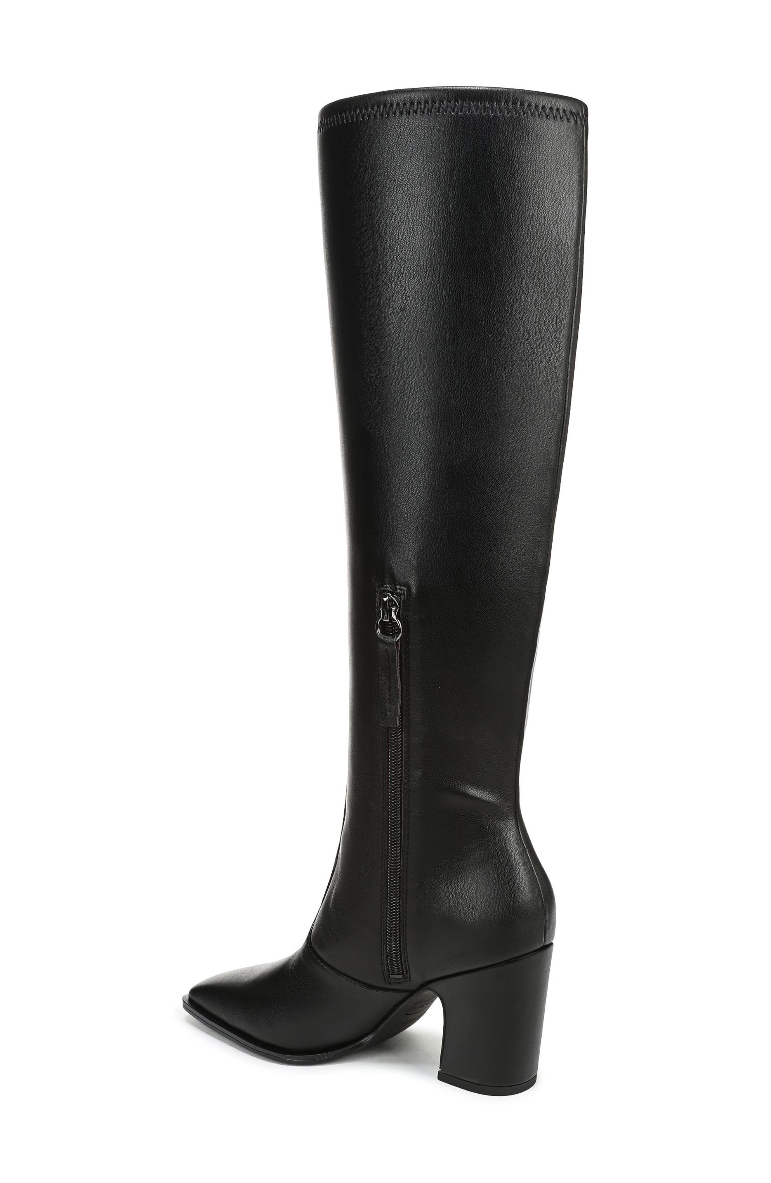 Franco Sarto Juno Knee High Boot, Alternate, color, Black